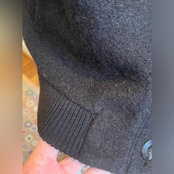 Pendleton red and black plaid wool blend cardigan - Picture 3 of 7